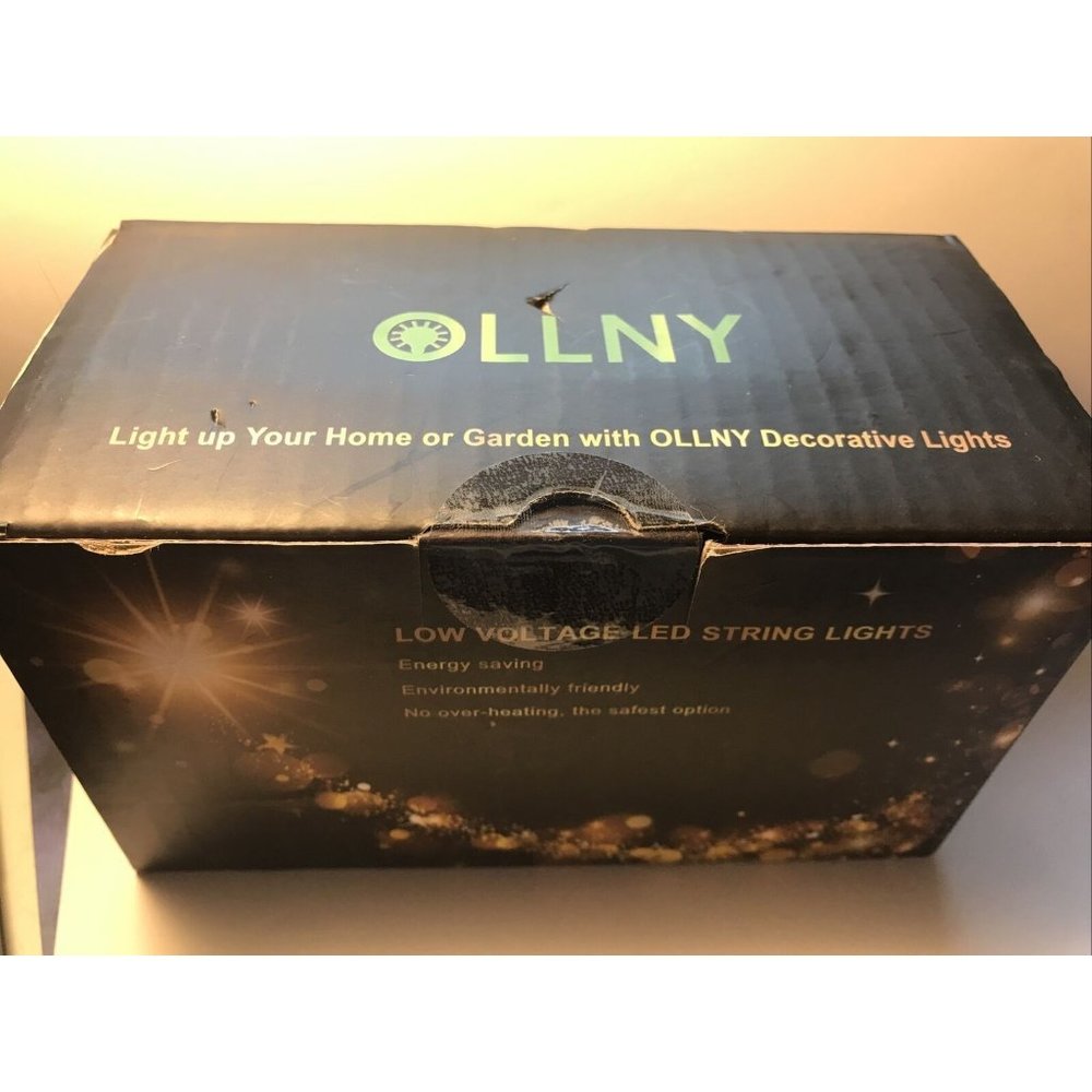 OLLNY String Lights Color Changing 200 LED Lights Plug in Connectable Fairy